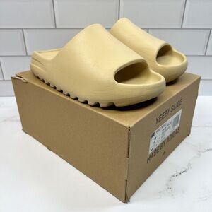 Adidas Yeezy Boost Slides Slide Slippers Sandals Beige